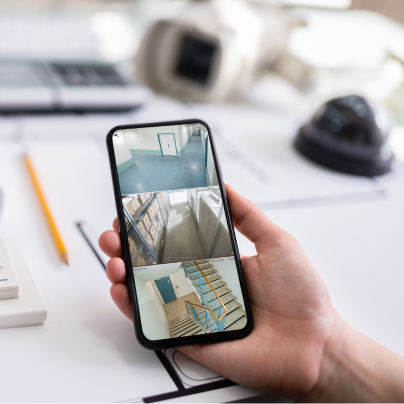 St. George security camera feed on cell phone